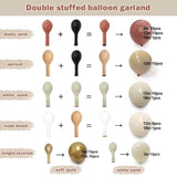 96pcs Dusty Rose Balloon Garland Kit for Boho Baby Shower, Wedding & Birthday Decor