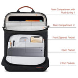 12.9 Inch Tablet Laptop Sleeve For Macbook Pro 14.2 Inch,Samsung Galaxy Tab S10 S9 S8 Ultra 14.6", Ipad Pro 13 M4/Air 13 M3 M2/Pro 12.9 Carrying Case, Macbook Air 13.6"/Surface Laptop 2024 13.8"-Black