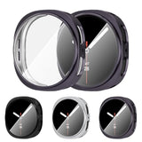 3 Pack For Samsung Galaxy Watch 8 40Mm Case, High Definition Clear Screen Protector, Full Around Electroplate Soft Tpu Bumper Around Protective Case Cover -Black+Gun Color+Silver