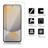 4 Pack Glass Screen Protector Compatible For Samsung Galaxy S25 Fe [9H Hardness]-Hd 5G Screen Tempered Glass, Scratch Resistant,Easy Install [Case Friendly]