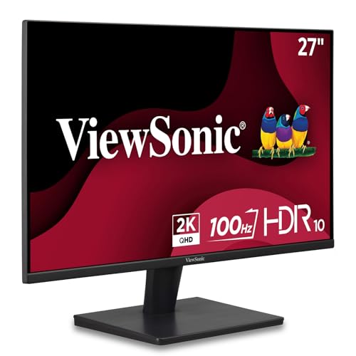 Vs2725-2K 27 Inch Qhd 1440P Monitor With 100Hz, Hdmi, Displayport, And Variable Refresh Rate For Home And Office