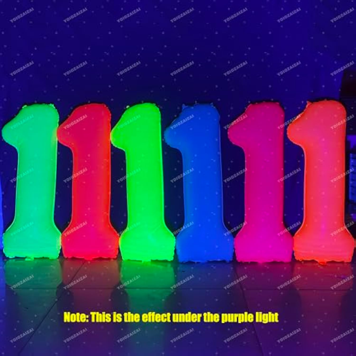 40 Inch 2026 Neon Orange Foil Balloon for New Year Eve Party Decorations