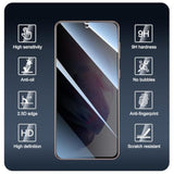Privacy Screen Protector For Samsung Galaxy S21+/S21 Plus, Double Shatterproof Anti-Spy Tempered Glass Film, [Impact- Private Protection][Anti-Scratch][9H Hardness]- 3 Pack