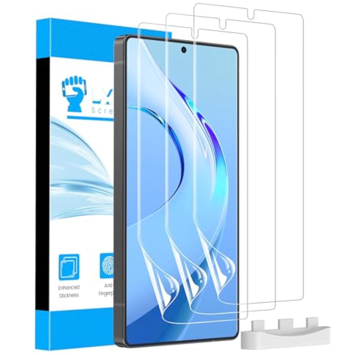 3 Pack For Samsung Galaxy S25 Ultra Screen Protector [Like Original Fingerprint Unlock], Real Invisible Self-Healing Protective Film [Not Glass], Hd Clear, Case Friendly, Scratch-Resistant
