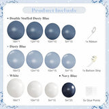 Navy Blue Balloon Arch Kit for Blueberry Baby Shower Birthday Decorations