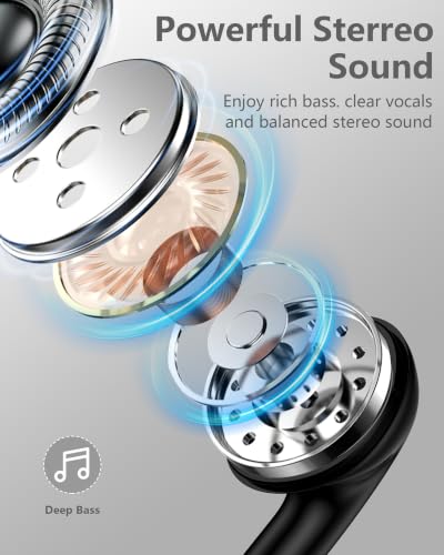 USB C Wired Headphones for  Galaxy S26 S25 A17, Wired Earbuds USBC with Microphone Ear Buds for iPhone 17 16 Pro Max Air, in-Ear Earphones