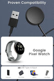 USB Cable for Pixel Watch Charger,3.3Ft Replacement Charging Cord Only for Google Pixel Watch 1 Smartwatch Charging Dock Station (Black)