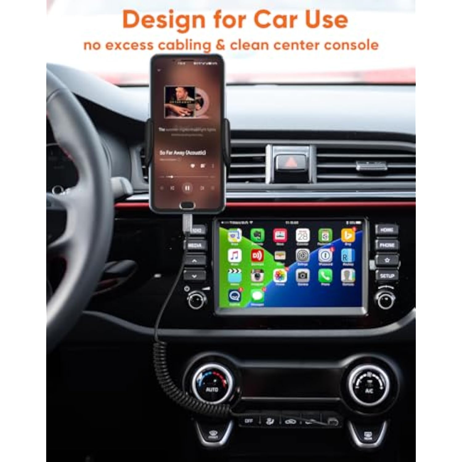 CableCreation, Coiled Cable 5FT, USB C Cable 3A Fast Charging Coiled USB C to USB C with Premium Aluminum Shell Stretched 1.5-5 Feet for MacBook Pro Air, Galaxy S21 S20 S10 etc