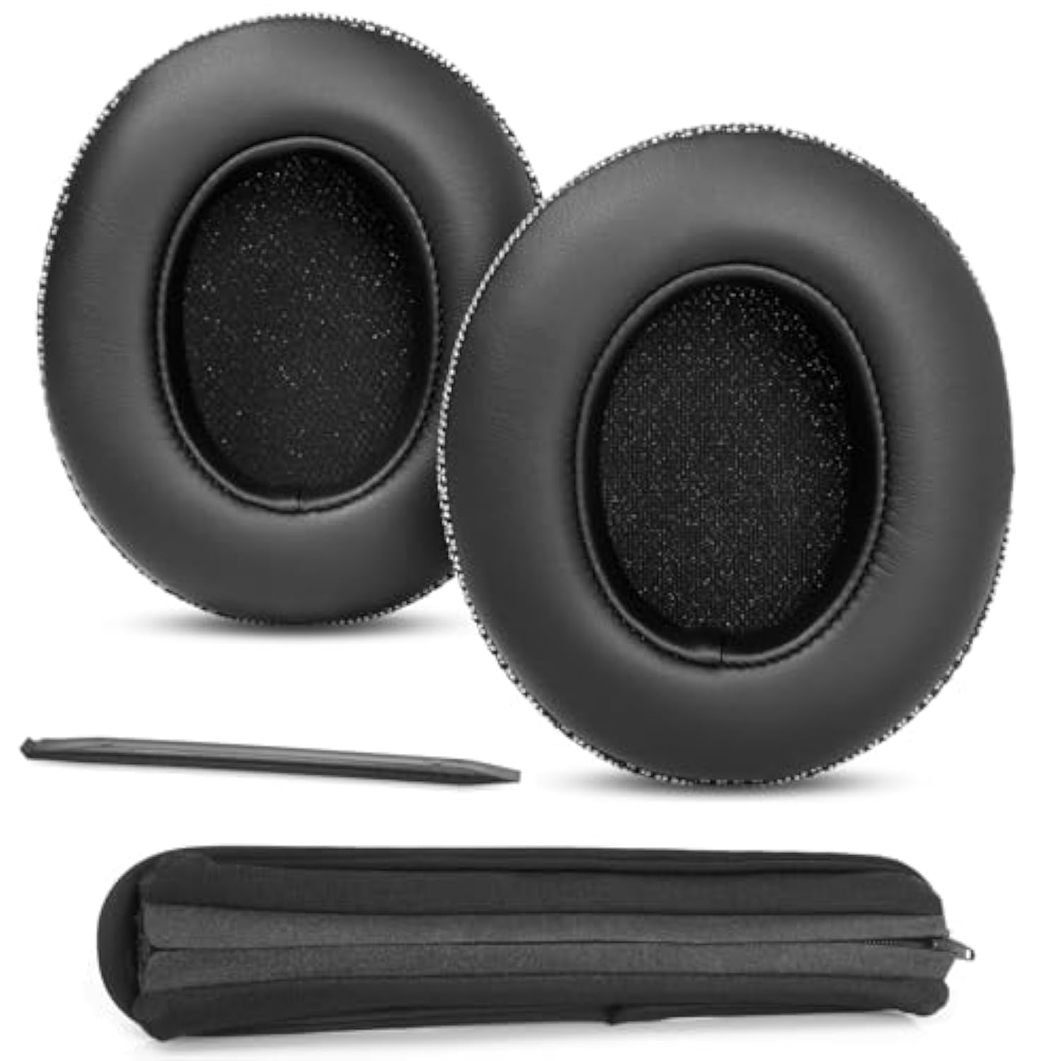 Replacement Ear Pads Ear Cushions Compatible With Beats Studio 2 & Studio 3 (B0501 B0500) Wireless & Wired Upgrade Earpads Covers Headband (Studio2 & Studio3)