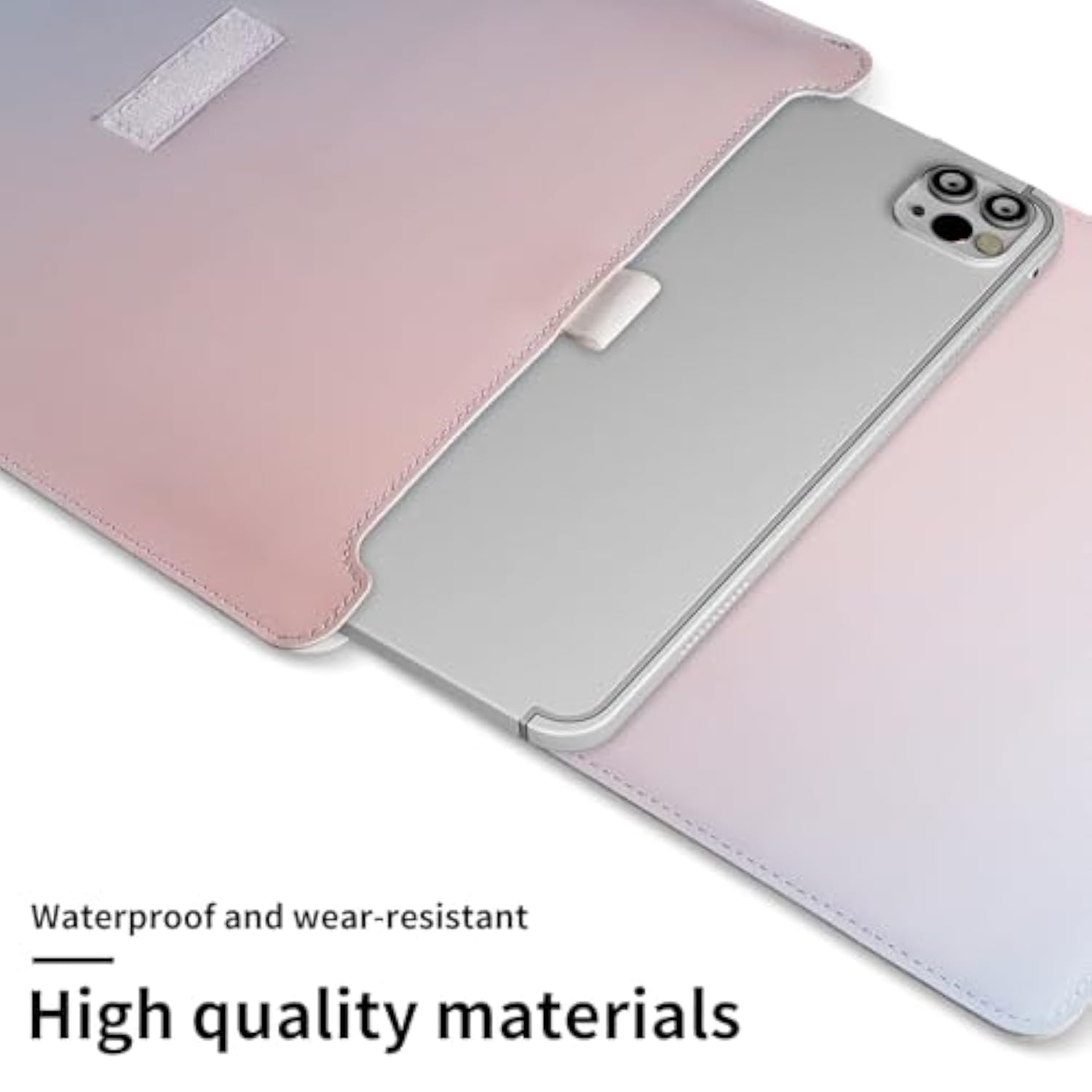 Mmoenuc Universal 11-11.6" Tablet Case, Shockproof Pu Leather Sleeve Bag For Ipad Pro/Air 2025-2018, Surface Pro, Samsung Tab S6-S9 & Android Devices - Lightweight Protective Cover (Icelandic Blue)