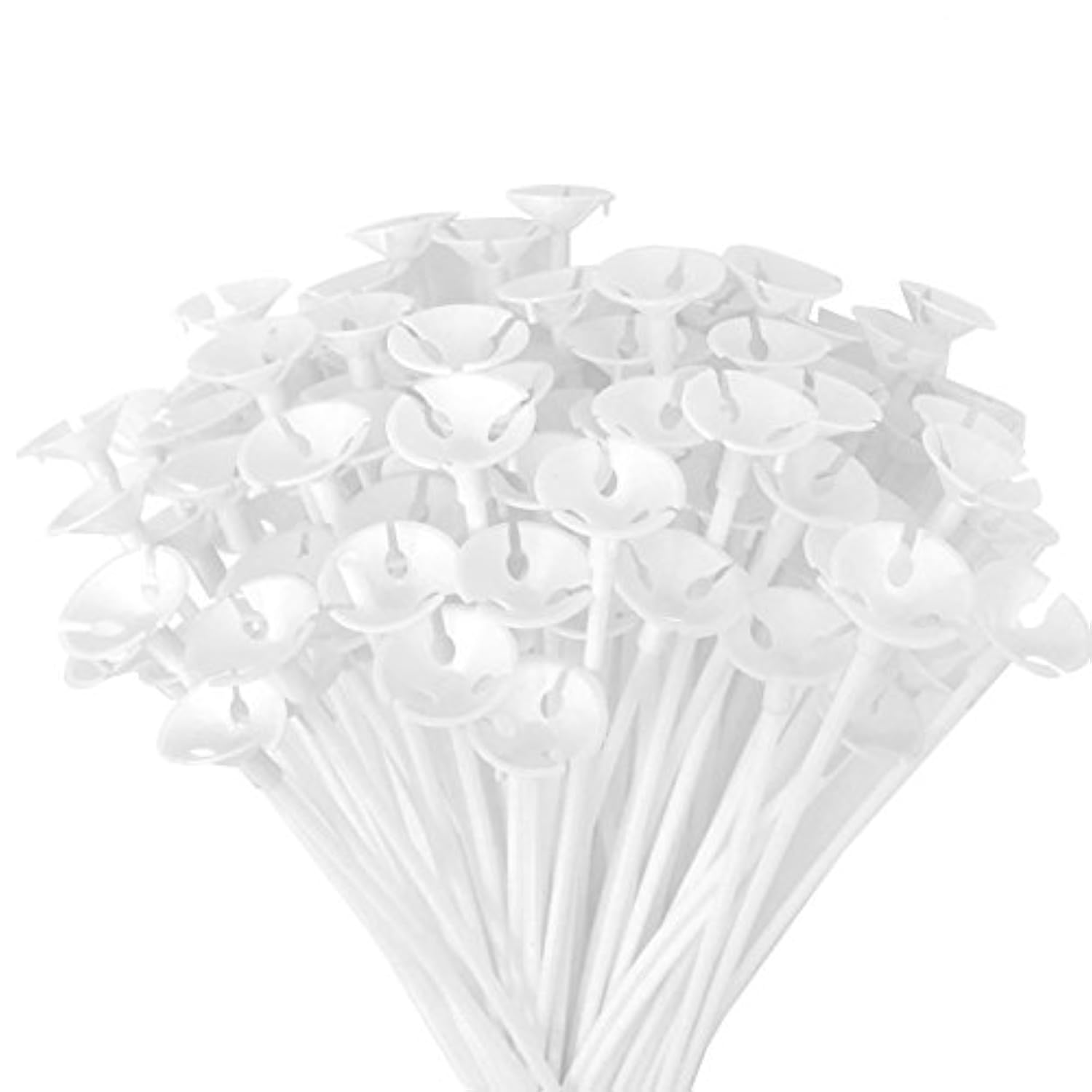 Balloon Sticks 100Pcs Balloon Stick And Cup For Party Wedding