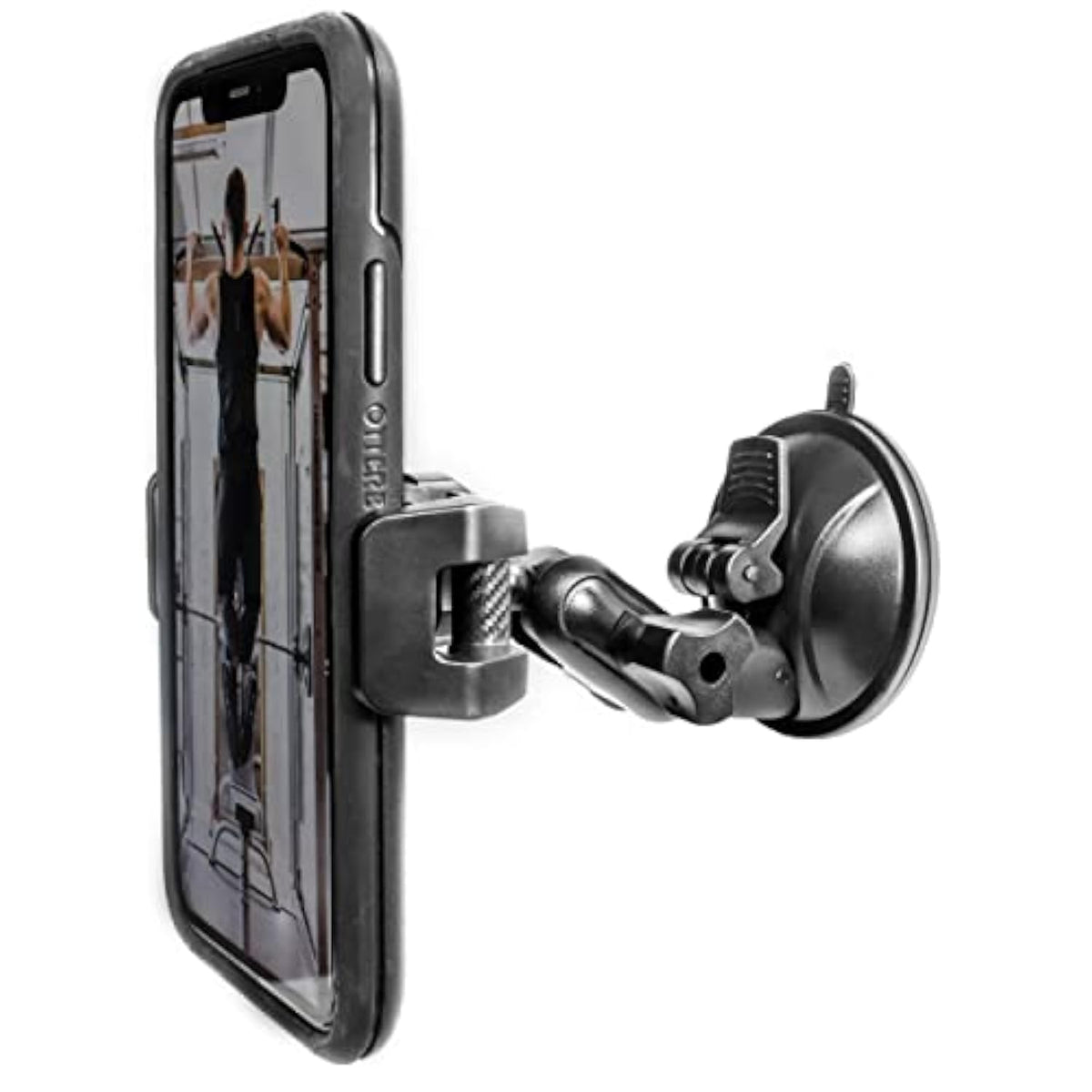 Universal Mirror Shower Phone Holder, Multidirectional Dual 360 Degree Rotating Suction Cup Phone Wall Mount Stand, Tiktok Youtube Vlog Video Recording Kit, Airplane Travel Essentials Accessories