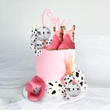 25Pcs Cowgirl Cake Decorations Cowgirl Hat And Boot Cake Toppers Disco Ball Cake Topper Western Cowgirl Birthday Baby Shower Party Favors Supplies