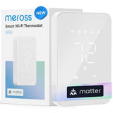 Matter Smart Thermostat For Electric Baseboard Heater, Works With Alexa, Homekit, Google, Smartthings, Programmable Wifi Thermostat For House, Energy Saving, App & Voice Control For Smart Home