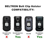 Case With Belt Clip For Kyocera Duraxv Extreme E4810, Extreme+ E4811 (Verizon) Protective Snap On Cover & Rotating Belt Clip Holster Combo (Industrial Strength)