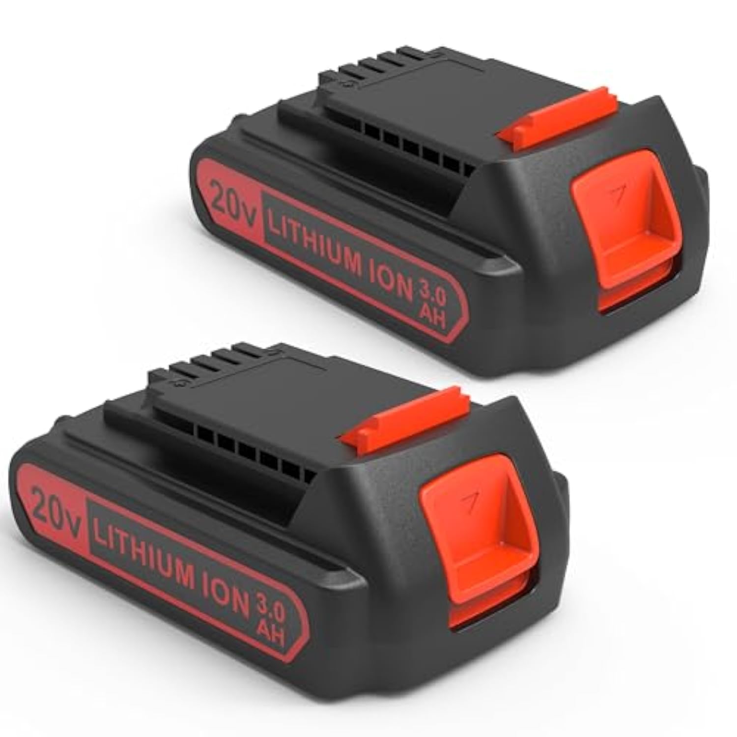 Extended Capacity 3.0Ah 20V Battery Replacement For Black And Decker 20 Volt Max Battery Lbxr20 2 Packs, Compatible With All Black And Decker 20V Cordless Power Tools And Charger