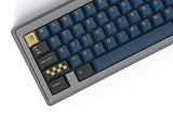Redsuns Gmk Blue Samurai Custom Mechanical Keyboard Novelty Keycap Set - 39-Keys, Doubleshot Abs, Cherry Profile (Blue, Novelties) (Mdx-35037-4)