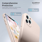 Design For Iphone 11 Pro Case With Camera Protection, Straight Edges Liquid Silicone Phone Case For Iphone 11 Pro 5.8 Inches, Light Pink