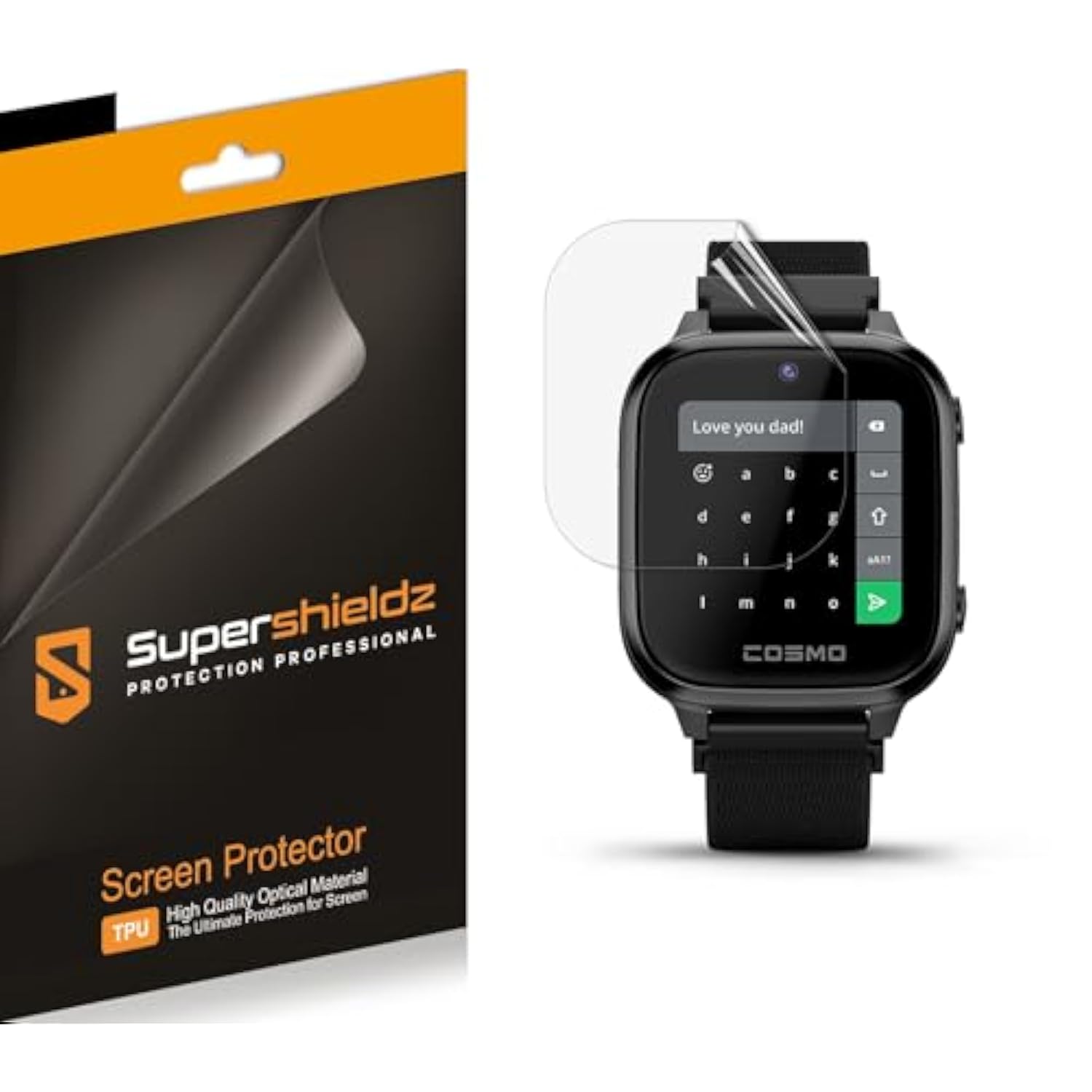 (3 Pack) Designed For Cosmo Jrtrack 3 Smart Watch Screen Protector, 0.12Mm, High Definition Clear Shield (Tpu)