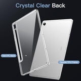 JETech Clear Case for Samsung Galaxy Tab S9 FE 10.9-Inch, Anti-Yellowing Trans