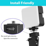 Selfie Light Clip Attachment Only, Ring Light Clip Adpater Replacement, Zoom Light Clip On Part For Phone Iphone Laptop Tripod Computer
