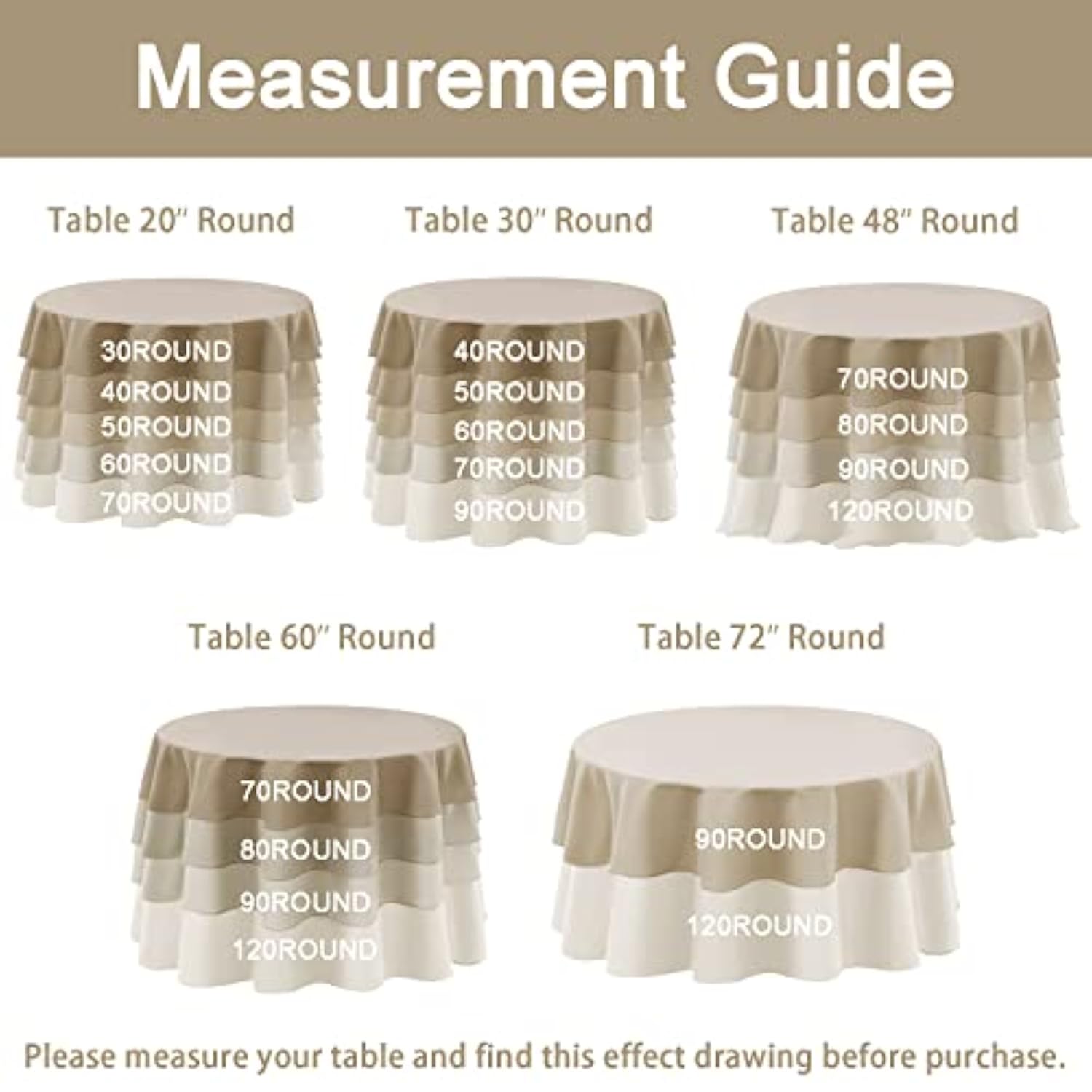 120" Pink & White Checkered Round Tablecloth – Waterproof, Stain-Resistant Fabric for Picnic and Parties