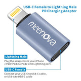 2 Pack, 27W, Usb C To Lightning Adapter For Iphone 14 13 12 11, Usbc To Lightning Adaptor Pd Fast Charging, Usb-C To Lightning Cable Adapter For Apple Airpods Pro, Ipod With Lanyanrds, Magic Keyboard
