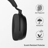 Silicone Earpads For Sennheiser Momentum 4, Sony Wh-1000Xm4, Wh-1000Xm3 Headphones, Replacement Ear Cushions (Black)