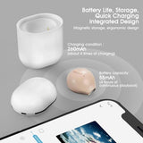Invisible Earbuds Mini Single Earbuds Tiny Discreet Hidden Earphones for Work, Small Ear Canals in-Ear Wireless with Charging Case for Work