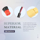 Replace For Garmin Echo Series Power Cable 6 Ft. (1-4/5 M) 4-Pin Power Cord Fit For Echo 100, 101, 150, 151, 151Dv, 200, 201, 201Dv, 300C, 301C, 301Dv, 500C, 501C, 550C, 551C, 551Dv