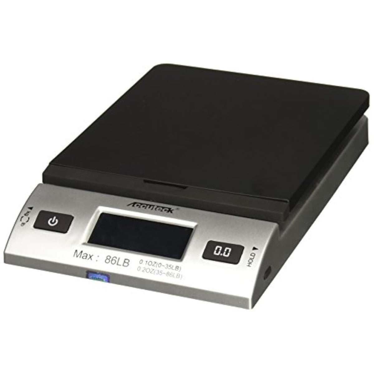 S 86 Lb All-In-One Silver Digital Postal Scale With Adapter (W-8260-86Bs)