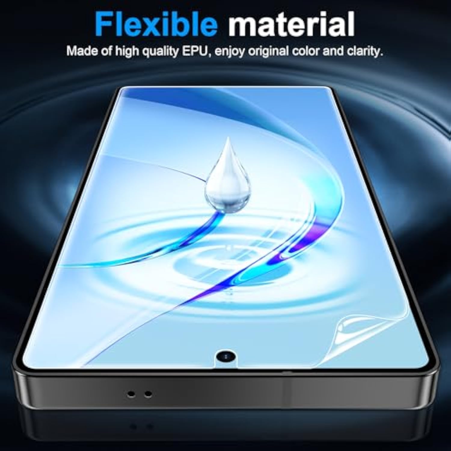 3 Pack For Samsung Galaxy S25 Ultra Screen Protector [Like Original Fingerprint Unlock], Real Invisible Self-Healing Protective Film [Not Glass], Hd Clear, Case Friendly, Scratch-Resistant