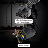 8 Pin Pci Express Power Extension Cable (2 Pack), Durable Pcie Power Extension Cable, 12 Inch