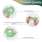 Green And Gold Balloons, 12 Inch Dark Emerald Green Sage Green Metallic Gold Balloon Green Gold Confetti Balloons For Birthday Wedding Christmas New Year Eve Party Decorations