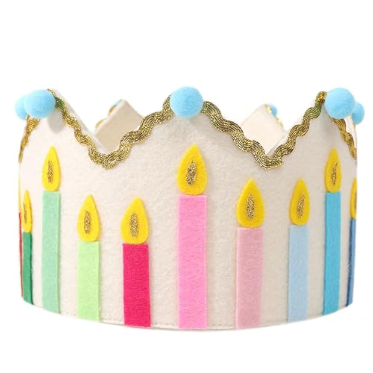 Customizable Felt Party Crown For Kids, Toddlers, Adults, Baby Girls - Photo Prop, Birthday Tradition