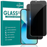 2-Pack Privacy Screen Protector for iPhone 13/14 6.1 Inch Case Friendly