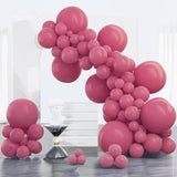 Mauve Boho Balloons 100 Pcs Different Sizes Of 18 12 10 5 Inch Dusty Pink Balloon Arch Kit Garland For Baby Shower Bridal Shower Princess Wedding Birthday Party Decorations Pink-F02
