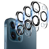 3 Pack Tempered Glass Camera Lens Protector For Iphone 12 Pro Max 6.7", Ultra Hd, 9H Hardness, Anti-Scratch, Case Friendly, Easy To Install [No Affect On Night Shots]