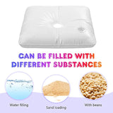 4 Pack Water Weight Bags For Balloon Column Stand And Balloon Arch, Square Thickened Water Fillable Base For Party Supplies Accessories (Each 10 Lb Weight)