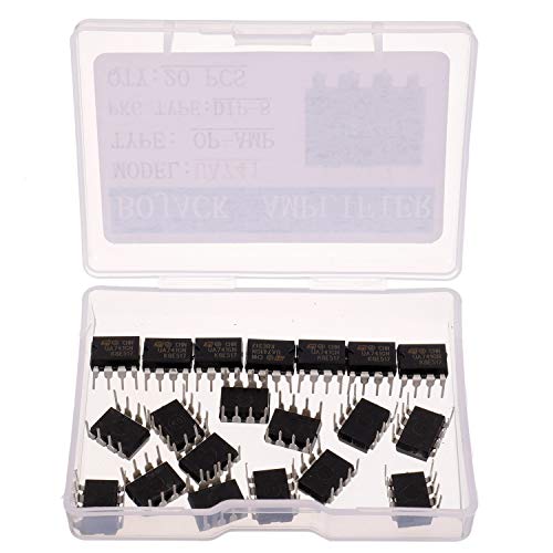 UA741General Purpose High Gain Operational Amplifier UA741CN Single Op Amp DIP-8 (Pack of 20)