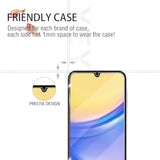 Galaxy A15 Hd Clear Tempered Glass Screen Protector + Camera Lens Protectors, [2+2 Pack] [3D Glass] [Anti-Glare] [Bubble-Free] Screen Protector Glass For Samsung Galaxy A15 5G/4G