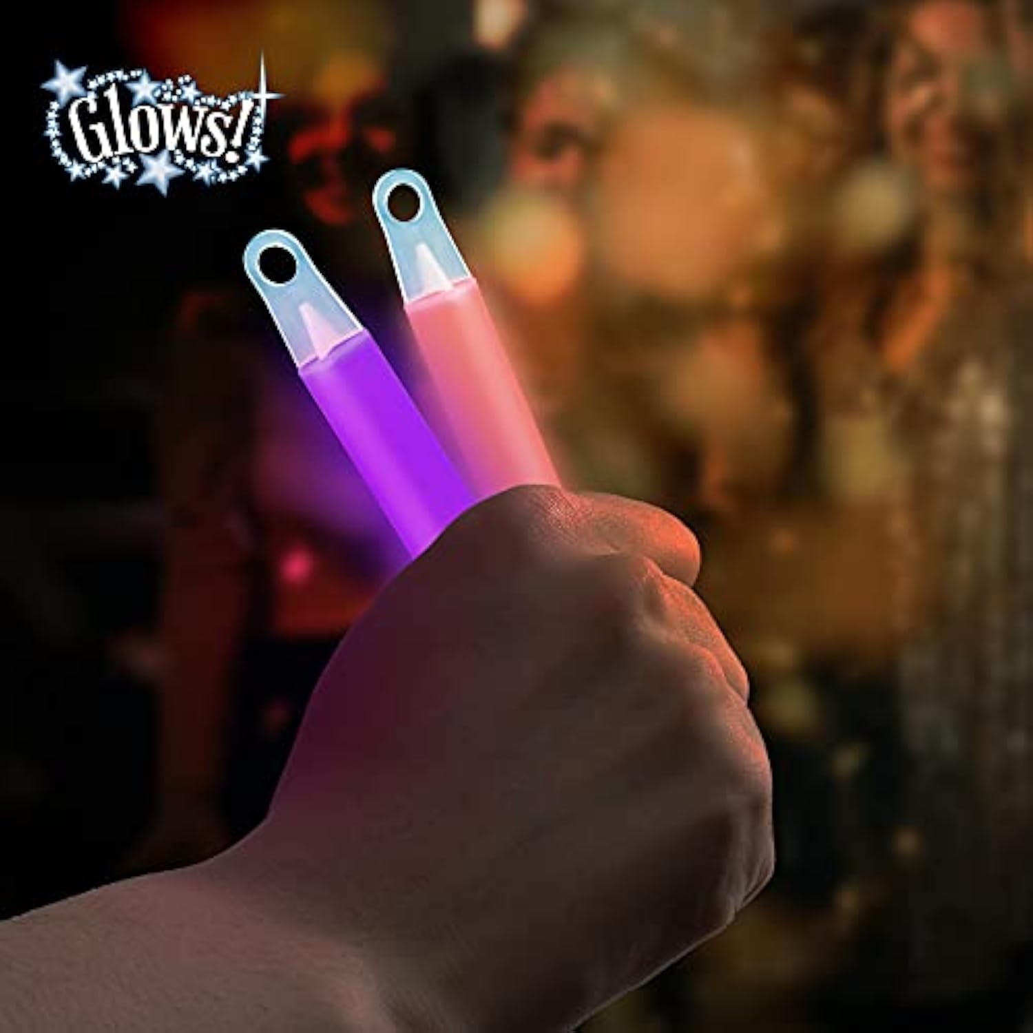 100ct Glow Sticks Bulk Glow In Dark Party Favors Birthday Halloween