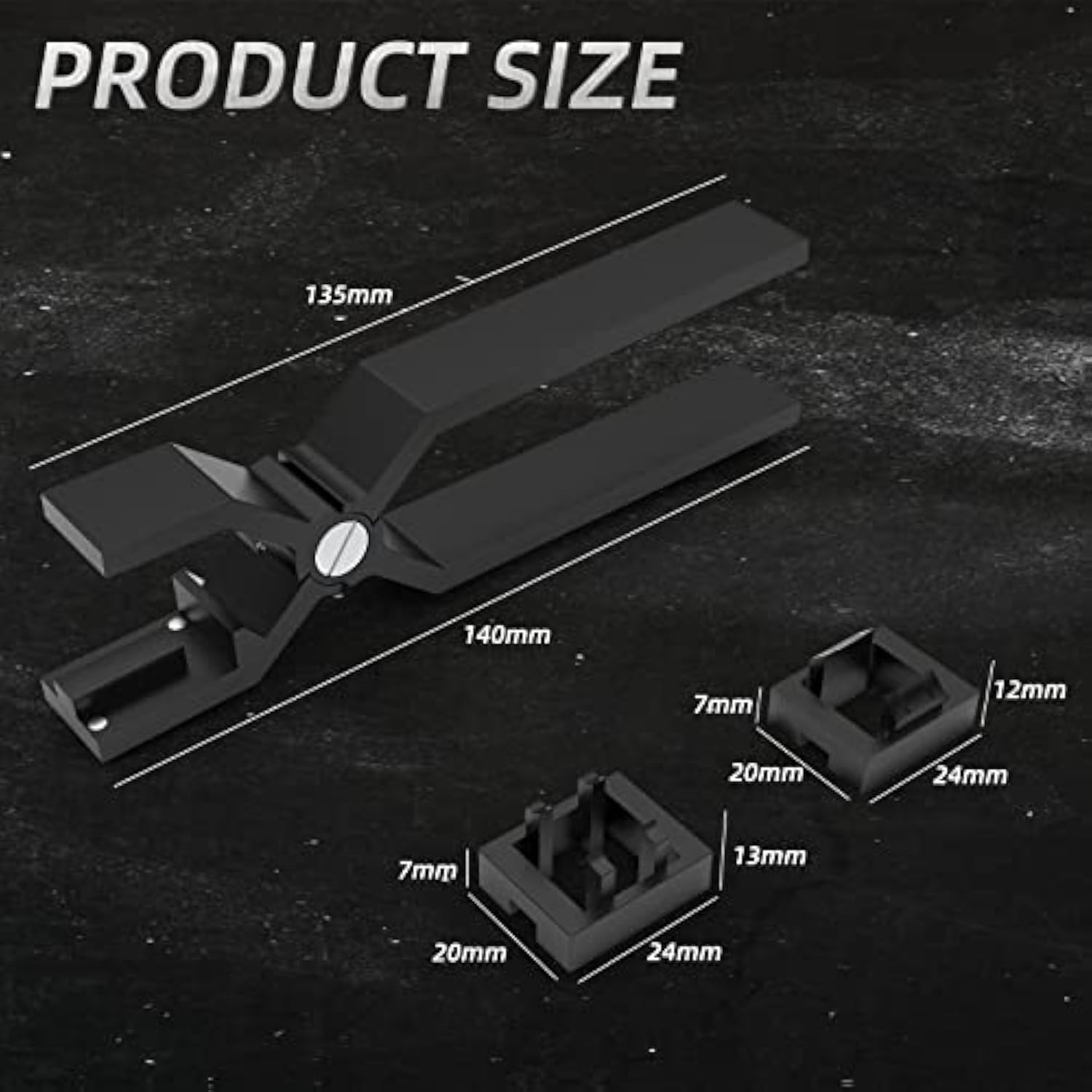 Runjrx Keyboard Switch Opener,2-In-1 Cnc Modular Switch Opener For Kailh Gater