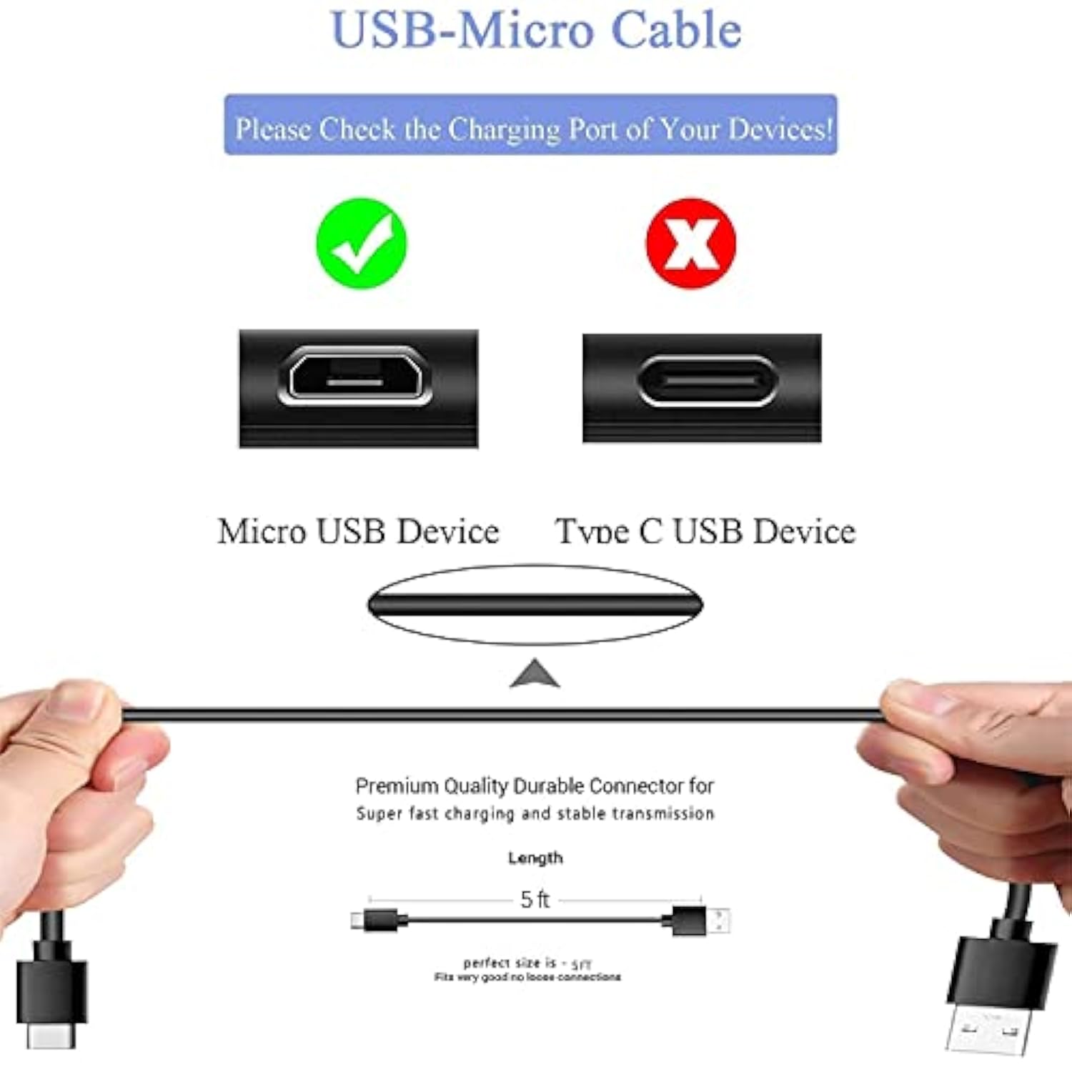 5V Fast Charger Charging Cable Cord Compatible With For Noco Boost Sport Gb20