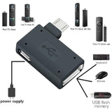 Otg Cable Adapter For Fire Stick 4K Max,Added Memory To Your Fire Tv Stick,Compatible With Streaming Android Phone Tablet Etc Device 3-Pack