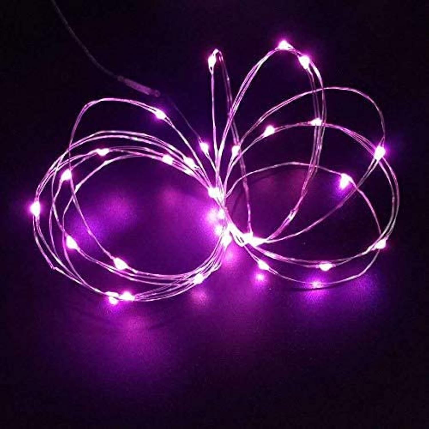 2 Pack Battery Operated Mini Led Lights,Indoor Fairy Lights With Timer 6 Hours On/18 Hours Off For Christmas Party Decor