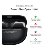 Navy Shockproof Protective Case Cover for Bose Ultra Open Earbuds 2024 with Carabiner
