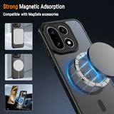 Magnetic for OnePlus 15 Case with 2 Pack Tempered Glass Screen Protector,[Compatible for MagSafe] Shockproof Drop Thin Protective Phone Case