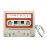 elago Compatible with Samsung Galaxy Buds 3 Pro & 3 & 3 FE Case, Cassette Tape Design Cover with Carabiner, Full Protection, Headphone Accessories, for Men, for Women