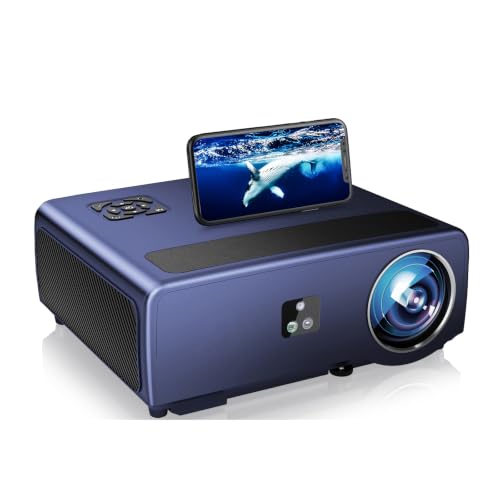 Projector 4K With 5G Wifi & Bluetooth,2000Ansi Outdoor Projector With 450" Display,Movie Projector Support 4K,Dolby Audio,Zoom,Keystone,20W Speaker,4K Home Projector For Tv Stick,Ios,Android,Ps5